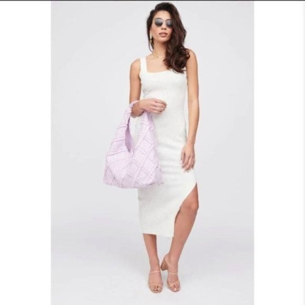 Urban Expressions Barbuda Hobo Bag in Lavender New - Picture 3 of 16